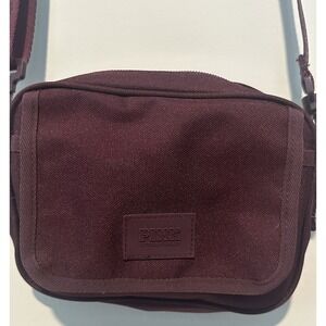 Victoria's Secret Pink Maroon Crossbody Bag/Purse